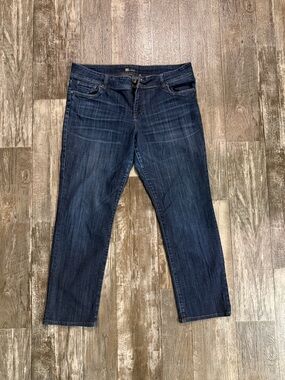 Kut from the Kloth Women’s  Dark Blue Straight Jeans